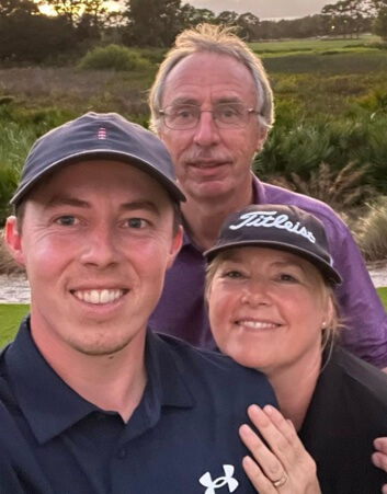 Parents of Matt Fitzpatrick.